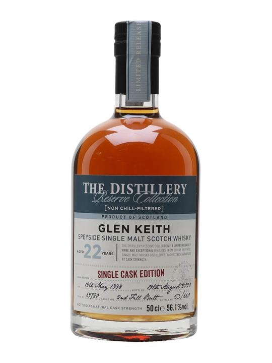 Glen Keith Glen Keith 1998 / 22 Year Old / Cask #69720 / Distillery Reserve Collection Speyside Whisky