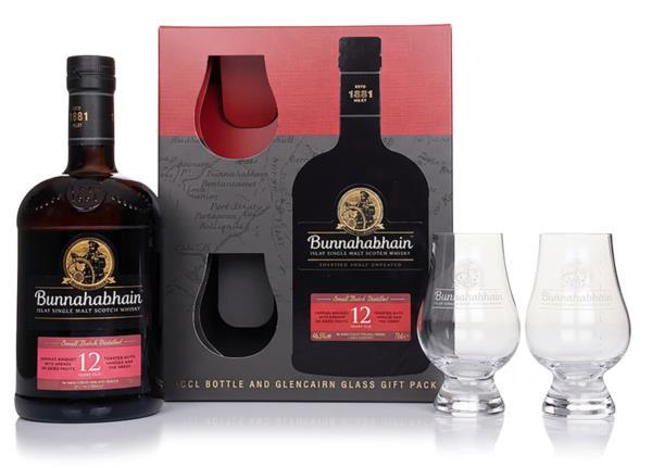 Bunnahabhain Bunnahabhain 12 Year Old Glass Pack Single Malt Whisky