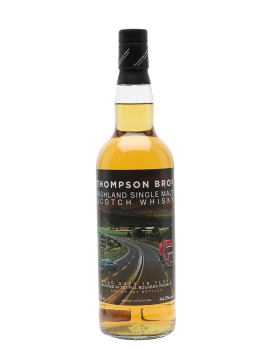 Undisclosed Highland Single Malt 19 Year Old / Bourbon Cask / Thompson Bros Highland Whisky