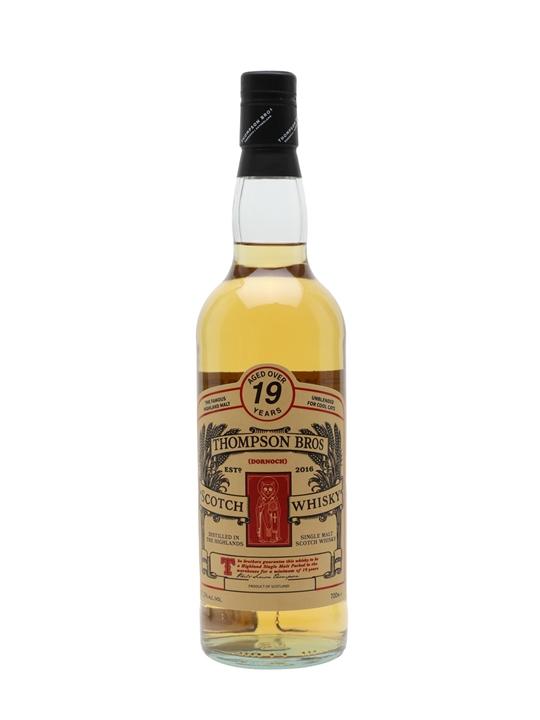 Undisclosed Highland Single Malt 2007 / 19 Year Old / Thompson Bros Highland Whisky