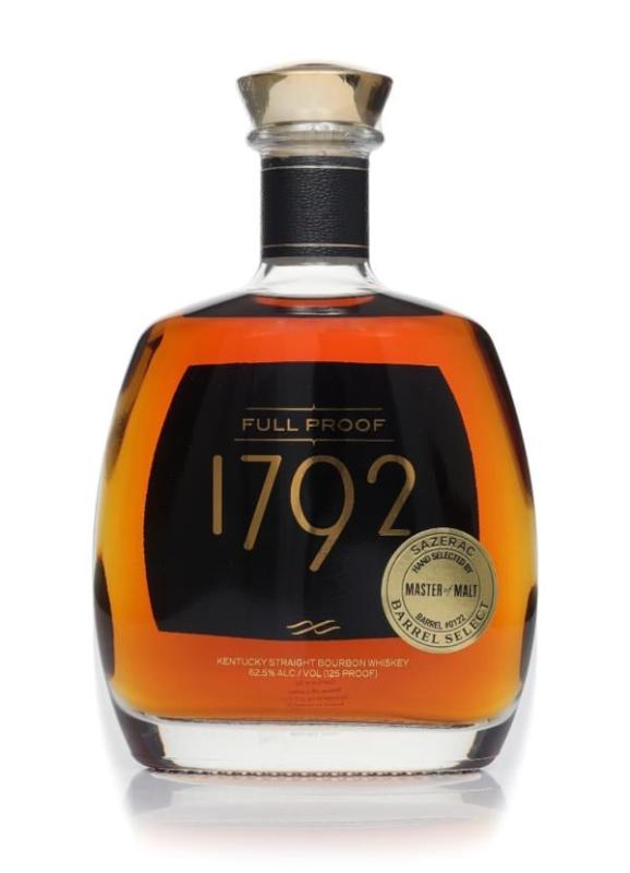 Barton 1792 1792 Full Proof (Barrel 0122) - (Master of Malt Exclusive) Bourbon Whiskey