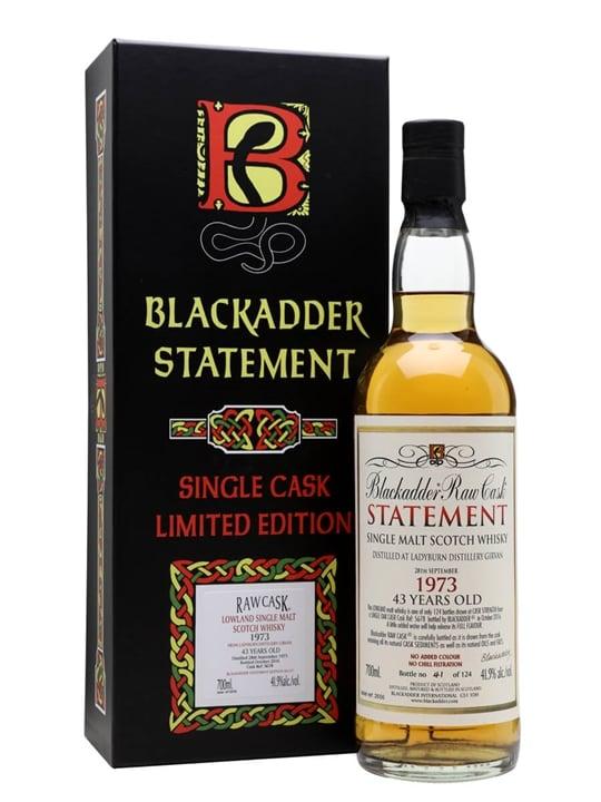 Ladyburn Ladyburn 1973 / 43 Year Old / Blackadder Statement No.17 Lowland Whisky