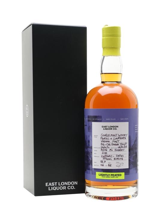 East London Liquor Co Peated Malt 2021 / 4 Year Old / Pedro Ximenez Cask English Whisky