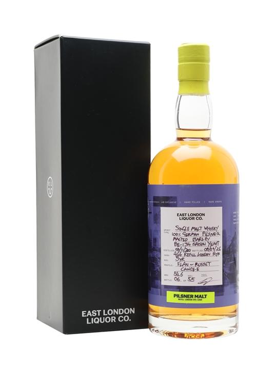 East London Liquor Company East London Liquor Co Pilsner Malt 2020 / 5 Year Old / Rye Whisky Cask English Whisky
