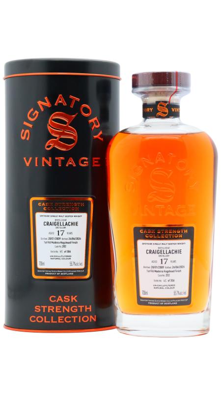 Craigellachie Craigellachie Signatory Vintage Cask Strength Collection Single 2009 17 year old Whisky