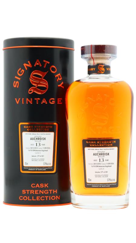 Auchroisk Auchroisk Signatory Vintage Cask Strength Collection Single 2012 13 year old Whisky