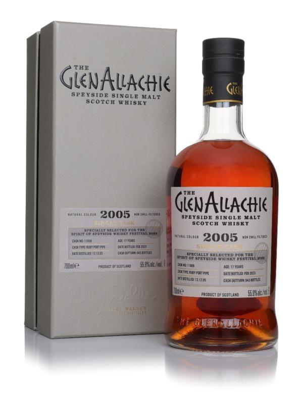 Glenallachie GlenAllachie 17 Years Old 2005 (cask 11908) - Ruby Port Pipe (Spirit o Single Malt Whisky