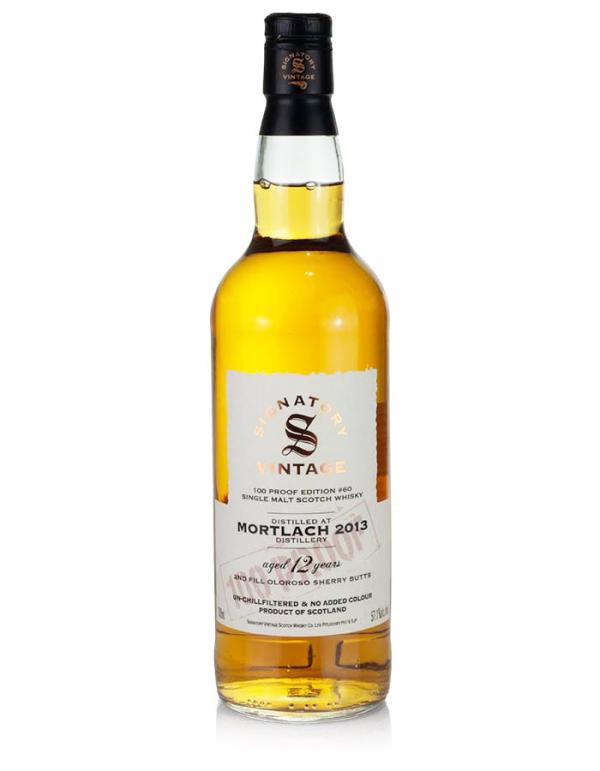 12yo 2013 Signatory 100 Proof Edition #60