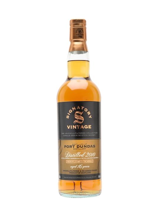 Port Dundas Port Dundas 2010 / 16 Year Old / Signatory Un-Chillfiltered Single Whisky