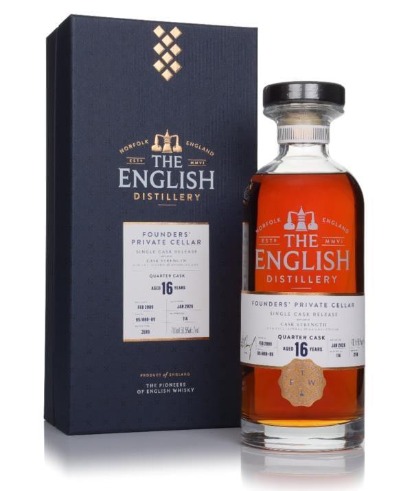 The English 16 Year Old 2009 (cask B5/080-09) Quarter Cask - Founders Single Malt Whisky