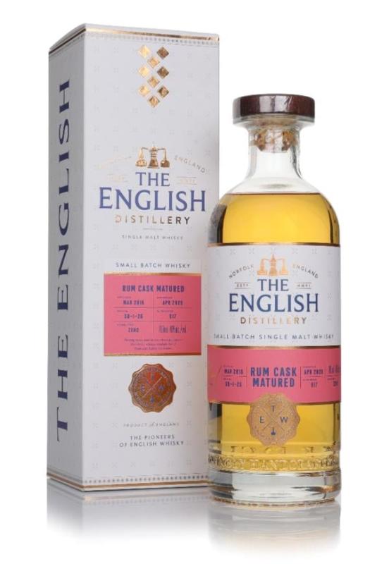 The English Small Batch - 2026 Rum Cask Matured Single Malt Whisky