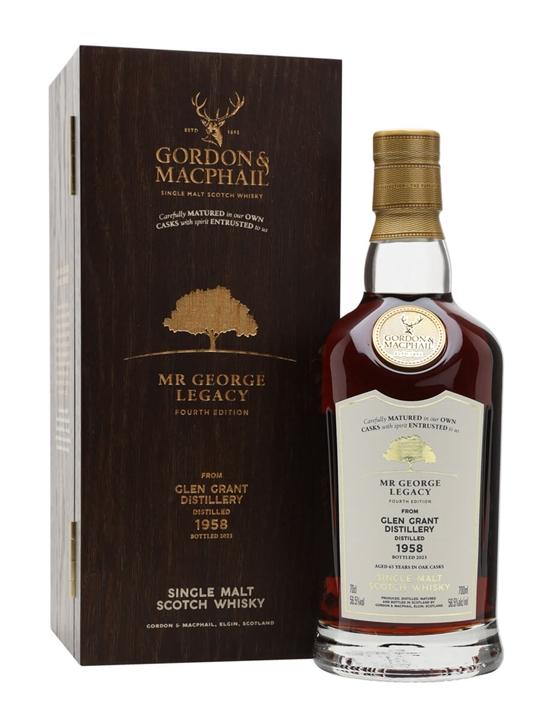 Glen Grant Glen Grant 1958 / 65 Year Old / Mr George Legacy Fourth Edition Speyside Whisky