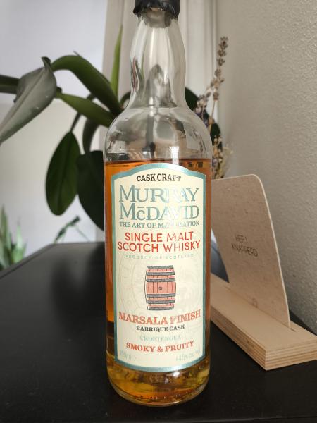 Murray McDavid Croftengea Smoky & Fruity Marsala Finish - Cask Craft whisky bottle