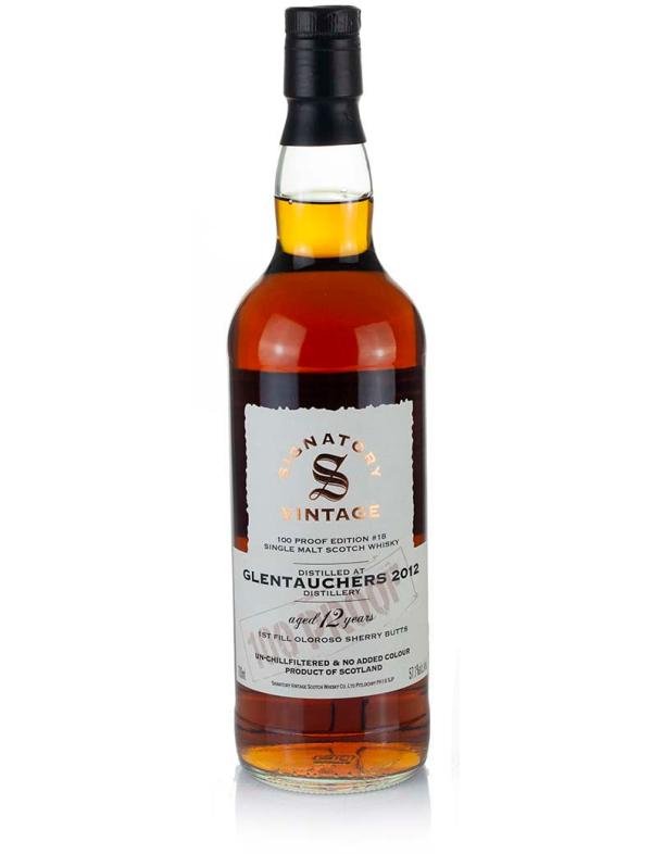 12yo 2012 Signatory 100 Proof Edition #18