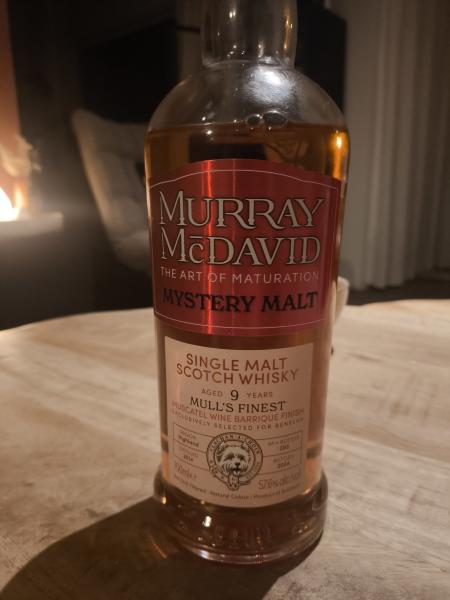 Murray McDavid Mull's Finest whisky bottle