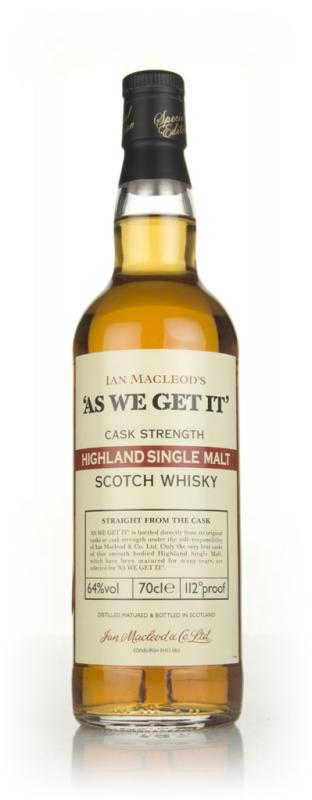 Highland Single Malt - As We Get It