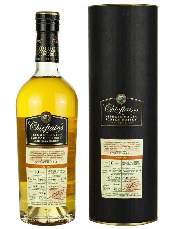 10 Year Old 2008 (casks 492 & 494) - Chieftain's