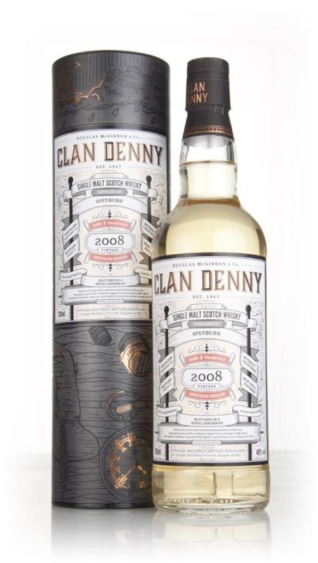 8 Year Old 2008 (cask 12068) - Clan Denny