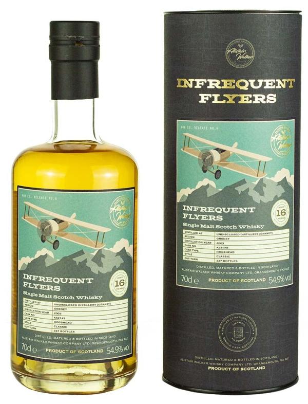 Orkney 16 Year Old 2003 (cask A521 #9) - Infrequent Flyers