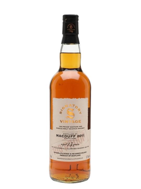 13yo 2011 Signatory 100 Proof Edition #55