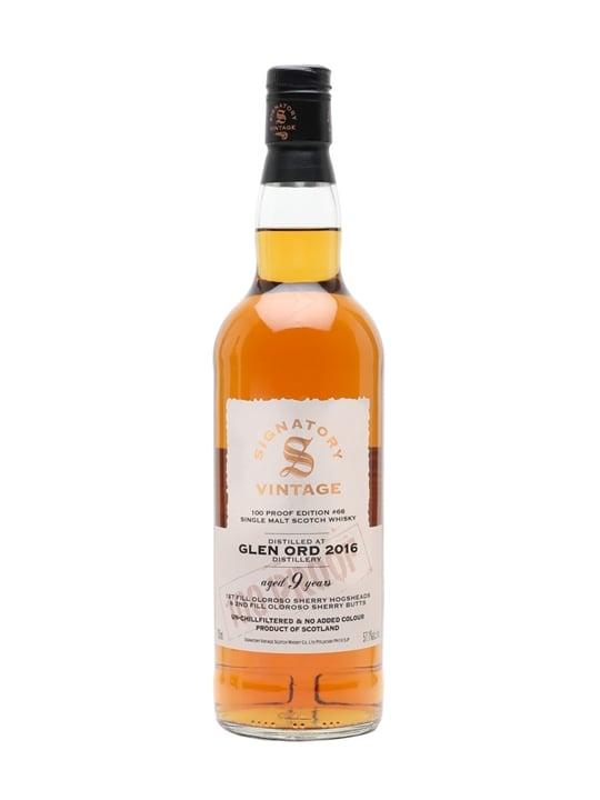 9yo 2016 Signatory Vintage 100 Proof Edition #66