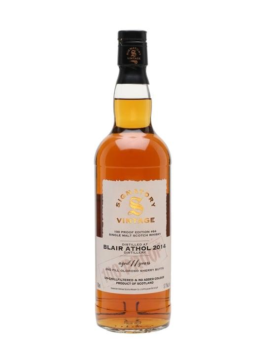 11yo 2014 Signatory Vintage 100 Proof Edition #64