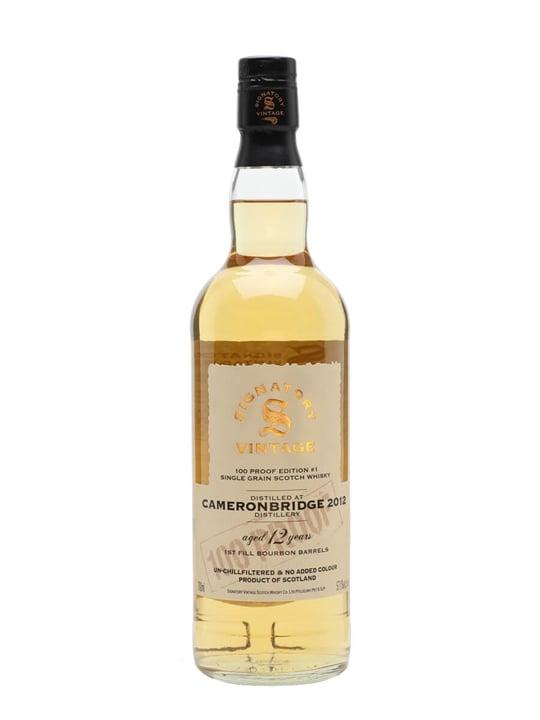 12yo 2012 Signatory Vintage 100 Proof Edition #1