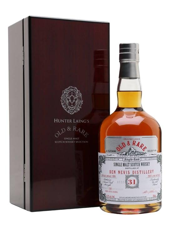 Hunter Laing 31 Year Old 1991 - Old & Rare Platinum