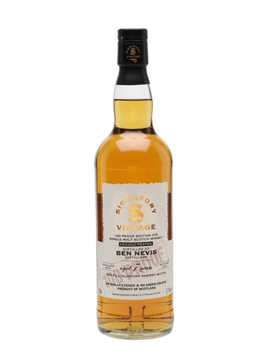 7yo 2019 Heavily Peated Signatory 100 Proof Edition #75