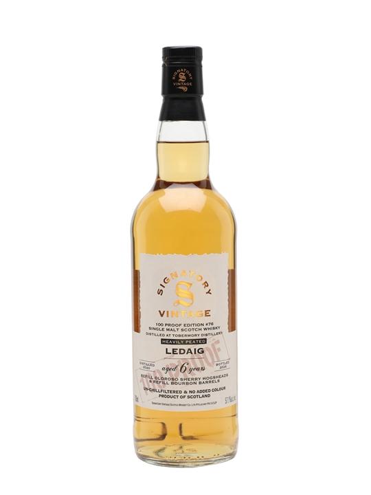 6yo 2020 Heavily Peated Signatory Vintage 100 Proof Edition #76