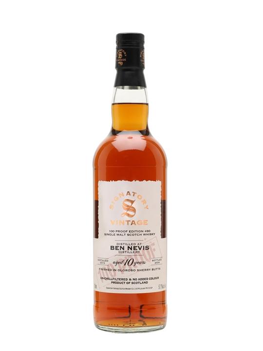 Signatory Vintage Ben Nevis 10 Years