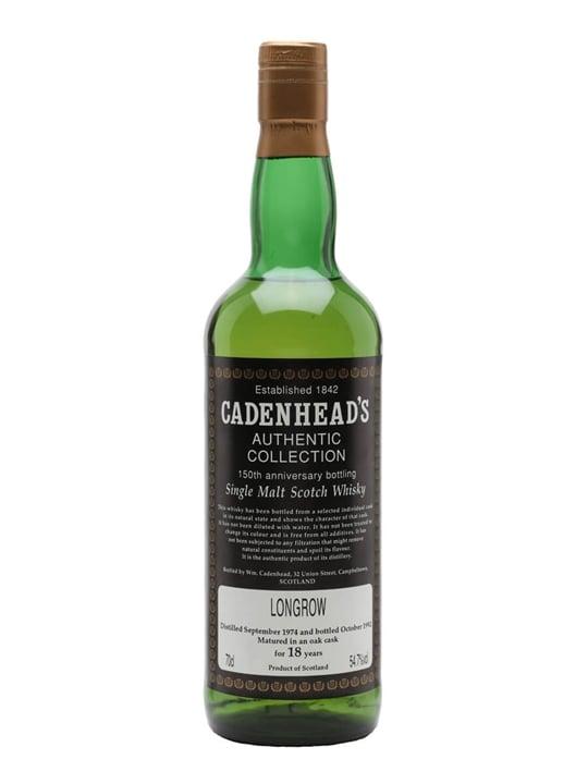 Longrow 1974 / 18 Year Old / Cadenhead's Campbeltown Whisky