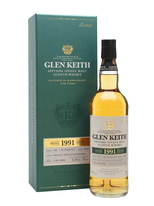 Glen Keith 1991 / 30 Year Old / Secret Speyside Speyside Whisky