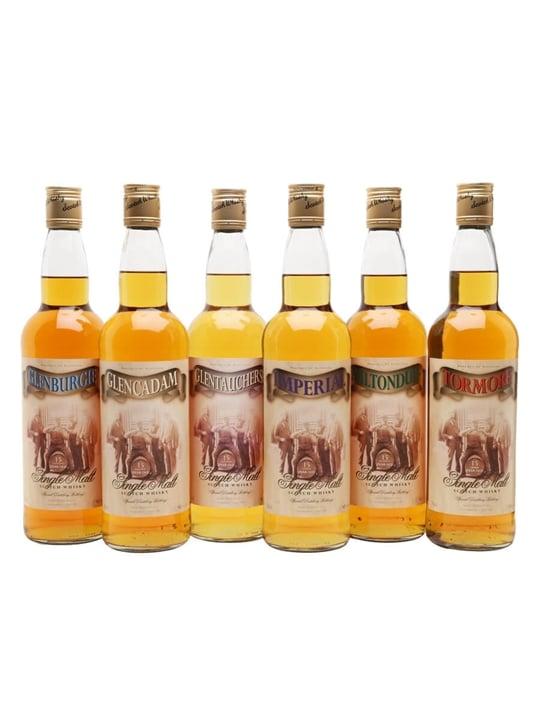 Various Allied Distillers 15 Year Old Collection / 6 Bottles Single Whisky