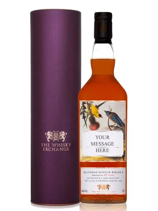 Various Personalised 42 Year Old Blended Scotch / Sherry Cask Blended Whisky