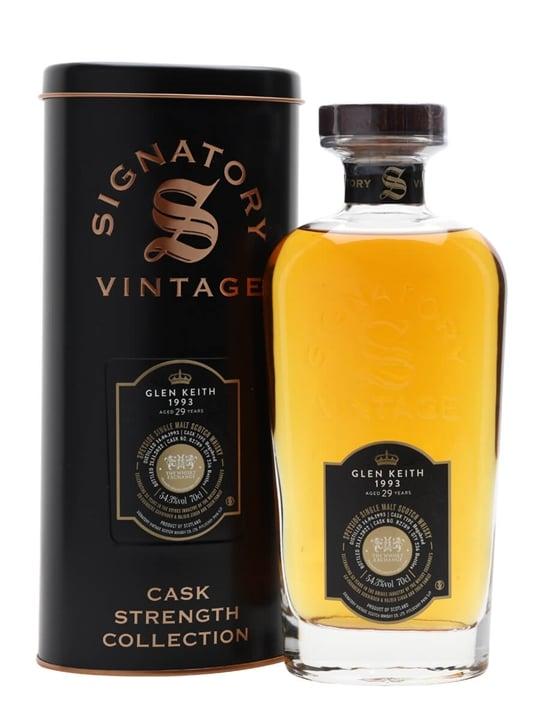 Glen Keith Glen Keith 1993 / 29 Year Old / Signatory for The Whisky Exchange Speyside Whisky