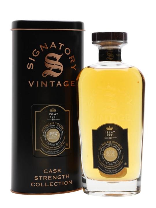 Undisclosed Islay 1991 / 30 Year Old / Signatory for The Whisky Exchange Islay Whisky