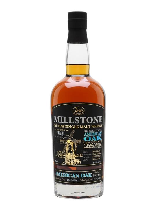 Millstone 1996 / 26 Year Old /American Oak Cask/Exclusive To The Whisky Exchange Dutch Whisky