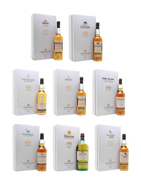 Various Prima and Ultima Fourth Release / 8-bottle Set Single Whisky