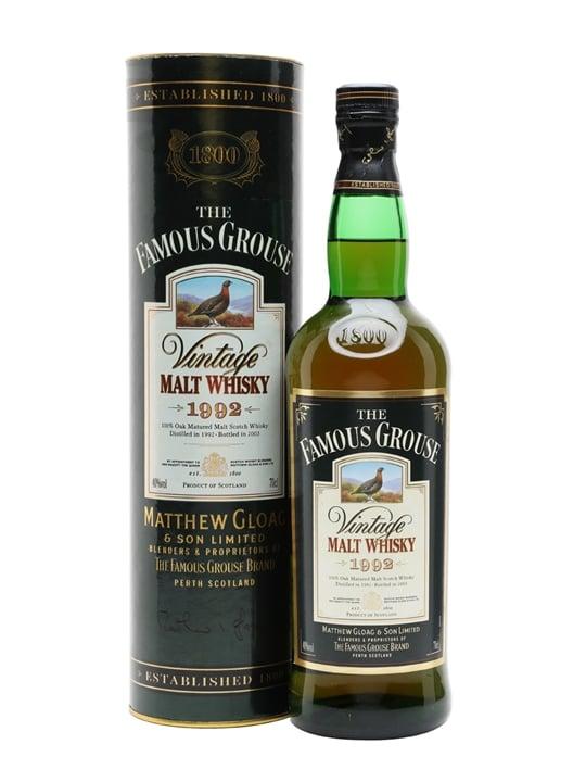 The Famous Grouse Famous Grouse Vintage 1992 / Bot.2003 Blended Malt Scotch Whisky