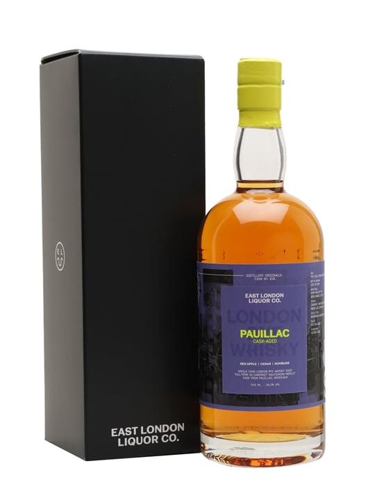 East London Liquor Co Rye 2018 / 7 Year Old / Pauillac Cask 218 English Whisky