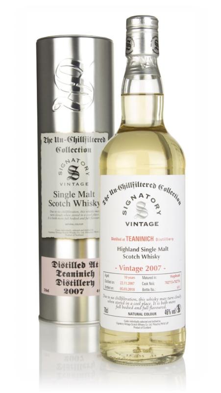 10 Year Old 2007 (casks 702715 & 702716) - Un-Chillfiltered Collection