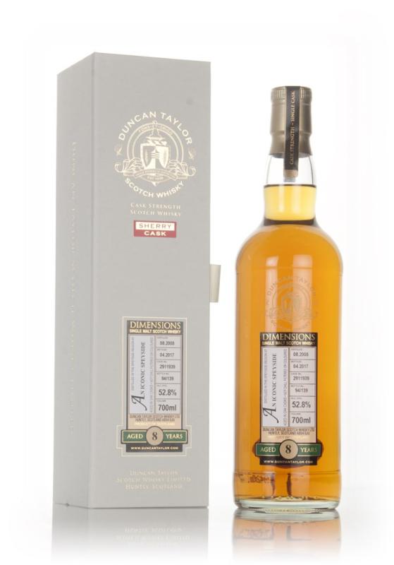 An Iconic Speyside 8 Year Old 2008 (cask 2911939) - Dimensions